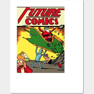 Future Christmas Comics Cover Vintege Fan Art Posters and Art